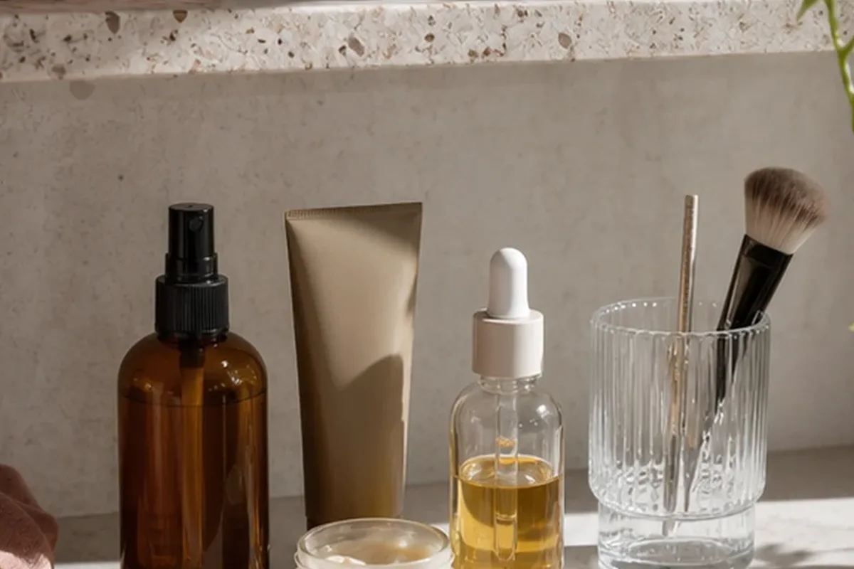 Hochwertige Beauty-Inszenierung zu Auswahlkriterien für Haaröl für trockenes Haar