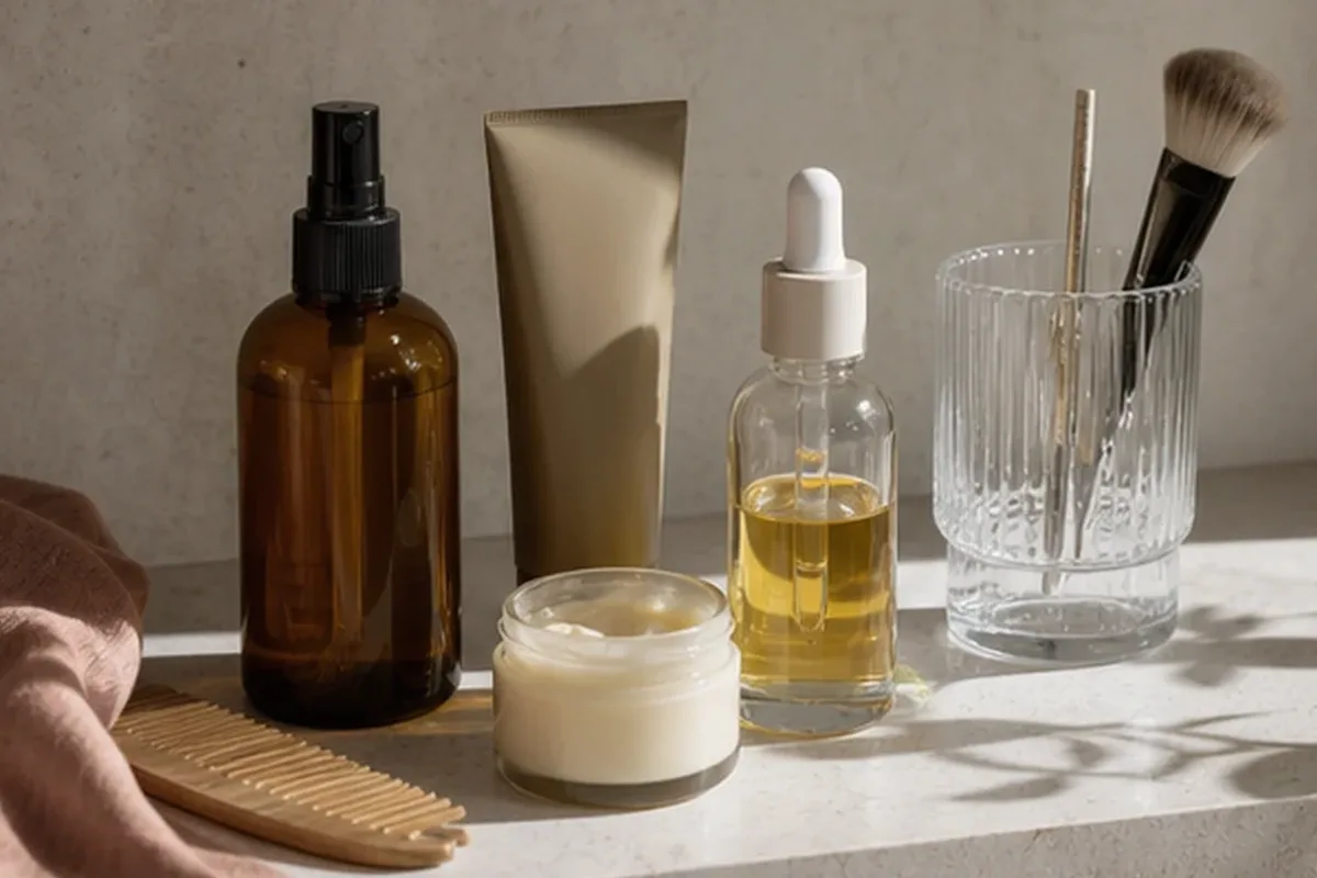 Hochwertige Beauty-Inszenierung zu Auswahlkriterien für Ionen-Haartrockner für feines Haar