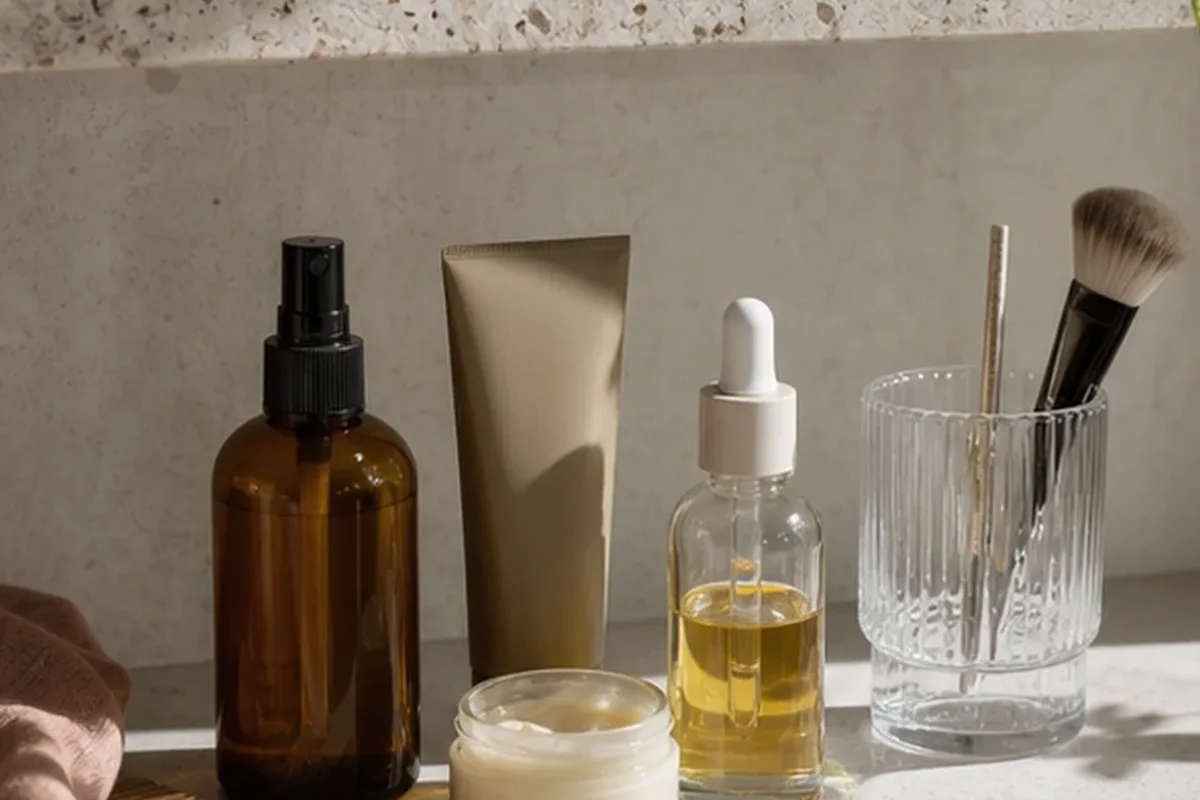 Redaktionelle Detailaufnahme zur Orientierung bei Conditioner für strapaziertes Haar