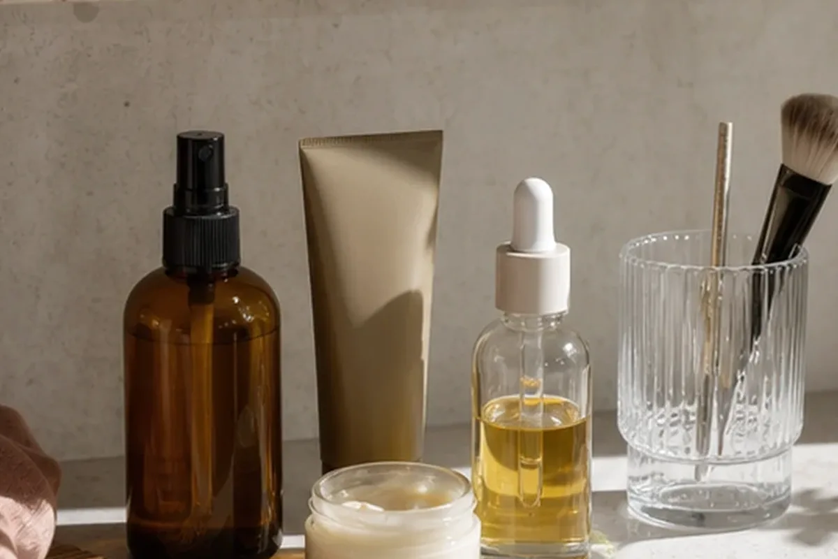 Hochwertige Beauty-Inszenierung zu Auswahlkriterien für Hautbarriere-Pflege für trockene Haut