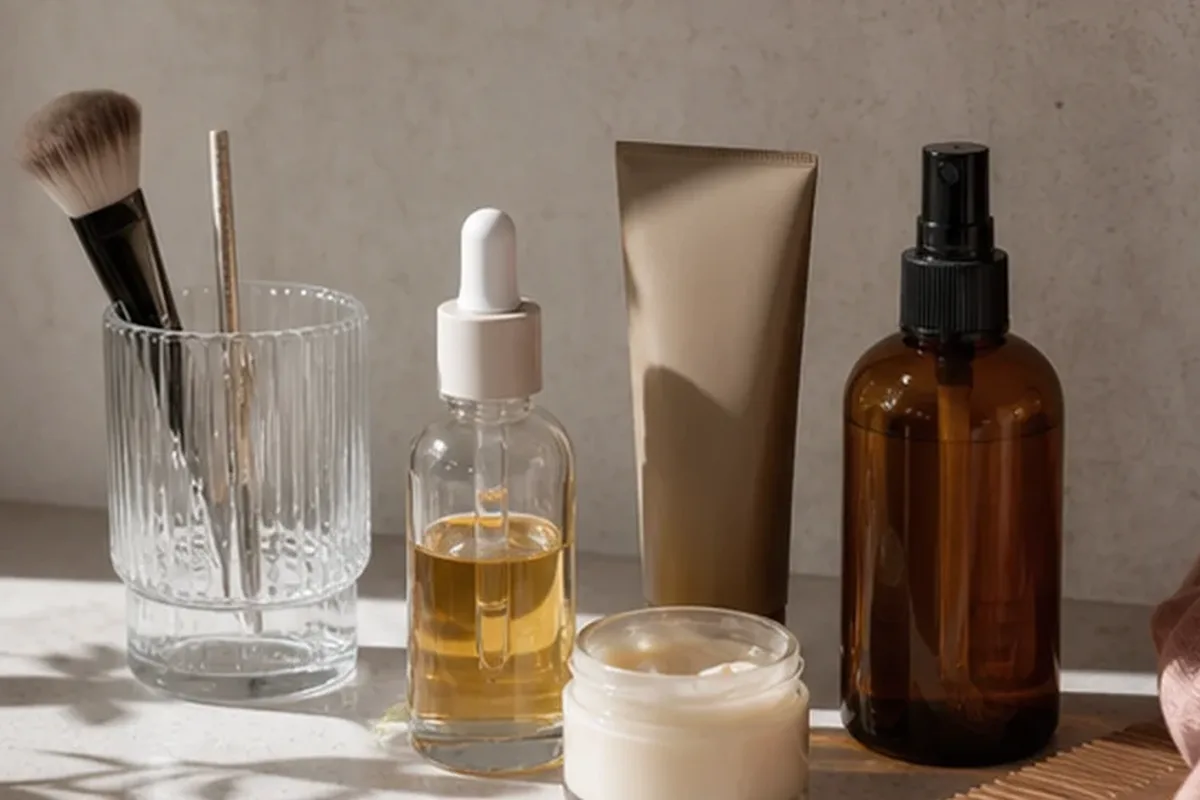 Hochwertige Beauty-Inszenierung zu Auswahlkriterien für Puder bei Rötungen