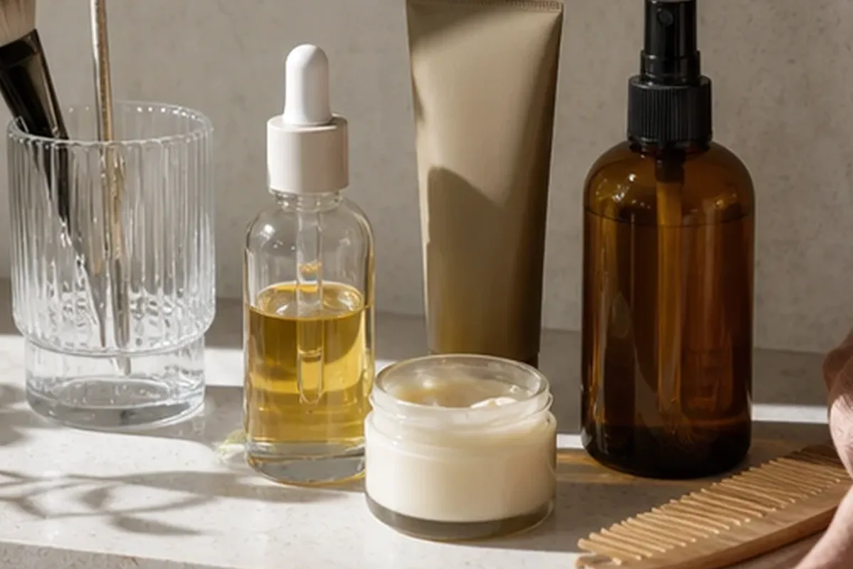 Hochwertige Beauty-Inszenierung zu Auswahlkriterien für Holziger Duft für Duftanfänger
