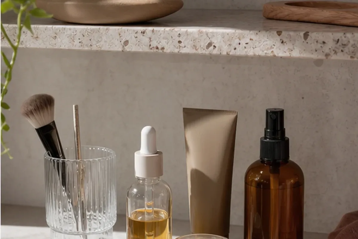 Redaktionelle Detailaufnahme zur Orientierung bei Eau de Toilette bei kaltem Wetter