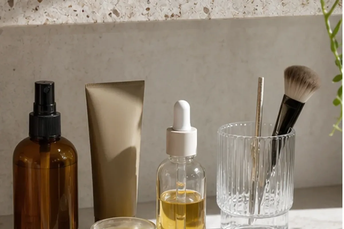Hochwertige Beauty-Inszenierung zu Auswahlkriterien für Trockenshampoo für empfindliche Kopfhaut