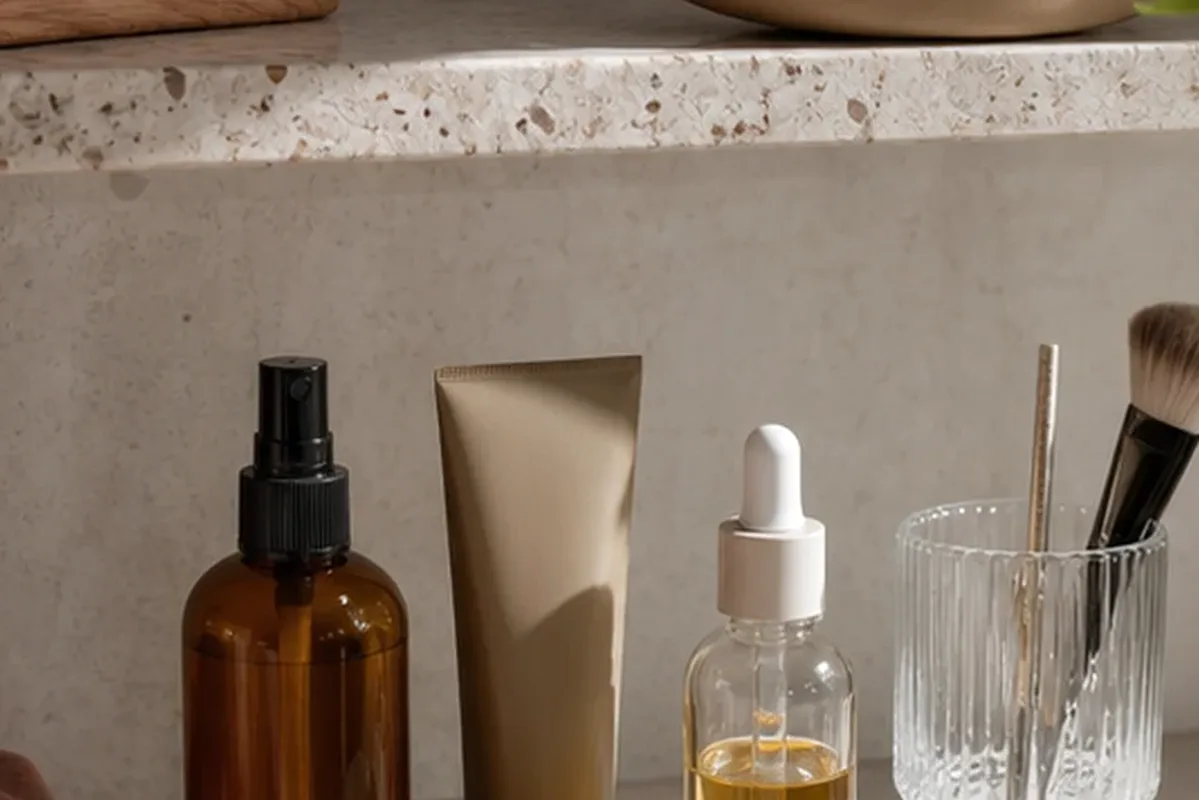 Hochwertige Beauty-Inszenierung zu Auswahlkriterien für Foundation für ölige Haut