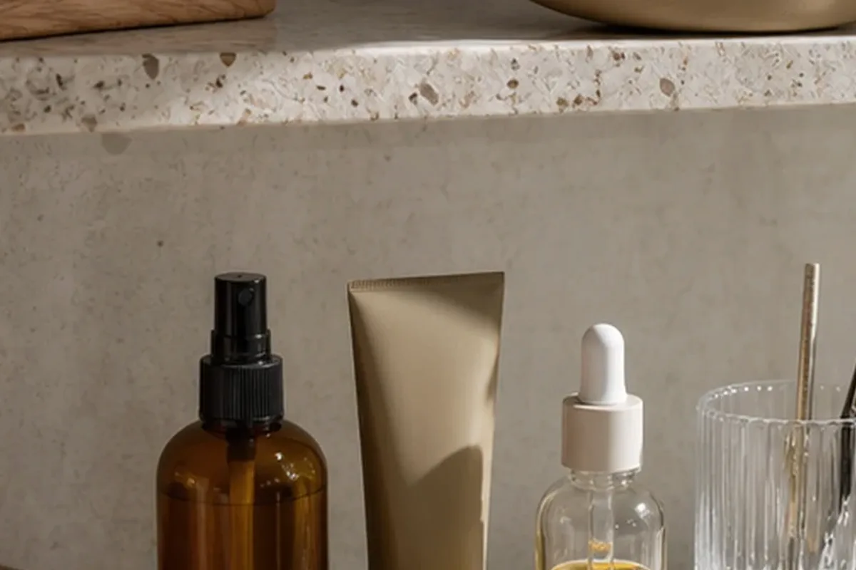 Hochwertige Beauty-Inszenierung zu Auswahlkriterien für Gesichtscreme bei Rötungen