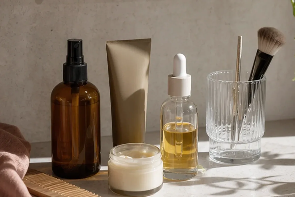 Hochwertige Beauty-Inszenierung zu Auswahlkriterien für Holziger Duft bei kaltem Wetter