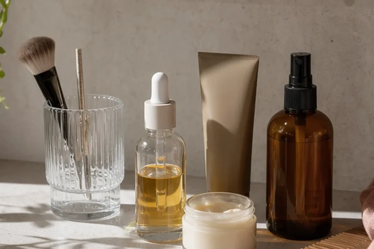 Hochwertige Beauty-Inszenierung zu Auswahlkriterien für Lockenstab für Reisen