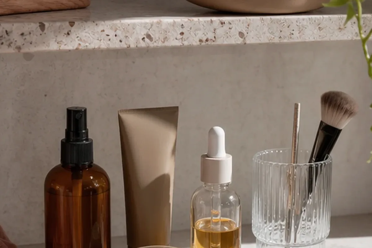 Hochwertige Beauty-Inszenierung zu Auswahlkriterien für Lockencreme für lockiges Haar