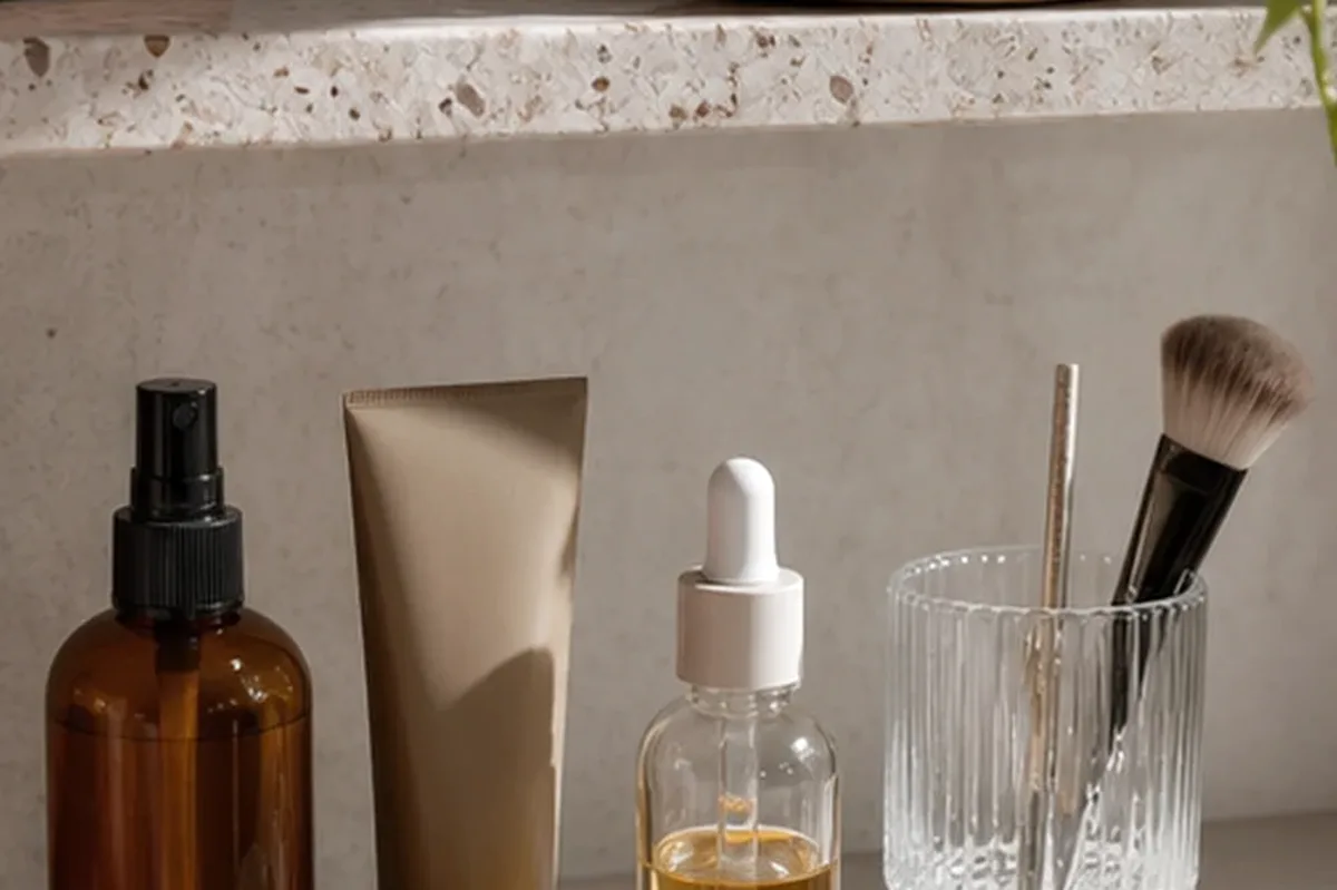Hochwertige Beauty-Inszenierung zu Auswahlkriterien für Gesichtsreinigung bei Rötungen