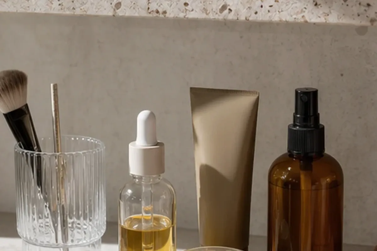Hochwertige Beauty-Inszenierung zu Auswahlkriterien für Gesichtsmaske für trockene Haut