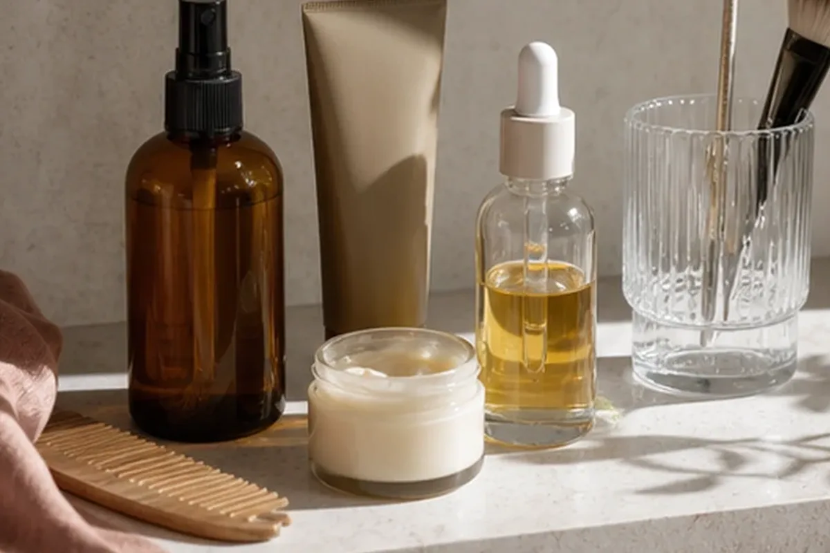 Hochwertige Beauty-Inszenierung zu Auswahlkriterien für Warmluftbürste mit Premium-Anspruch
