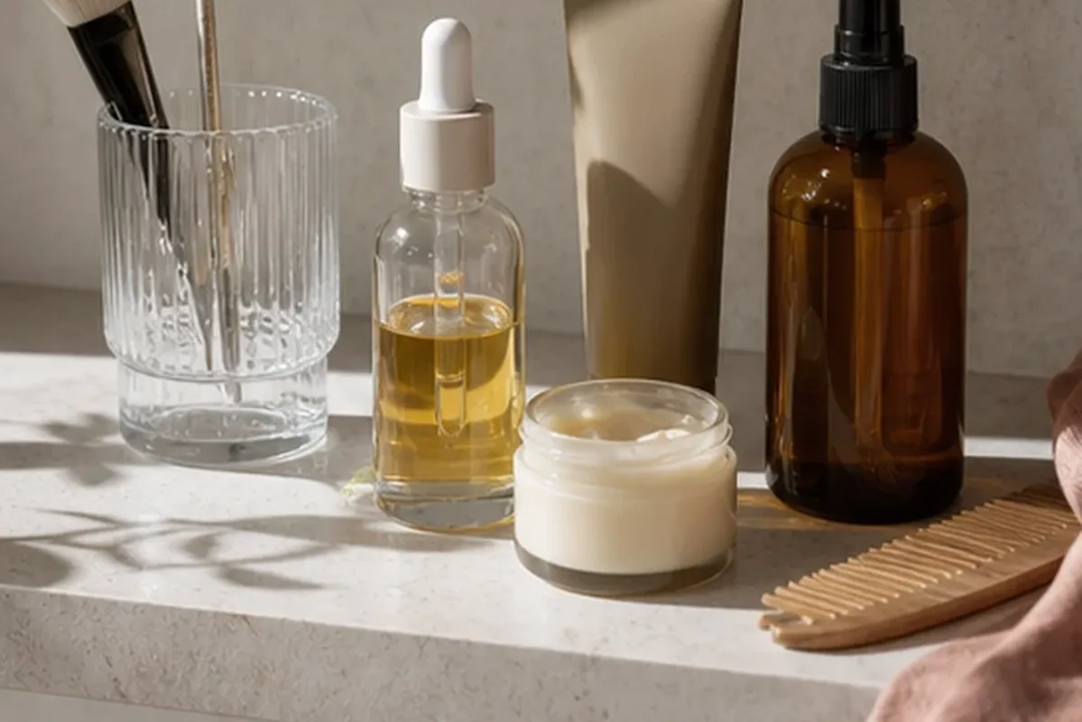 Hochwertige Beauty-Inszenierung zu Auswahlkriterien für Moschusduft für einen minimalistischen Stil