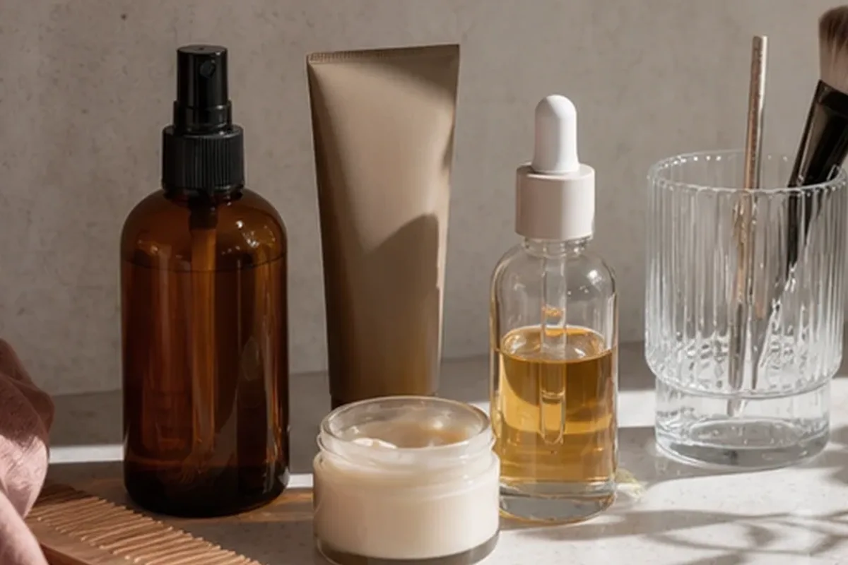 Hochwertige Beauty-Inszenierung zu Auswahlkriterien für Haaröl für feines Haar