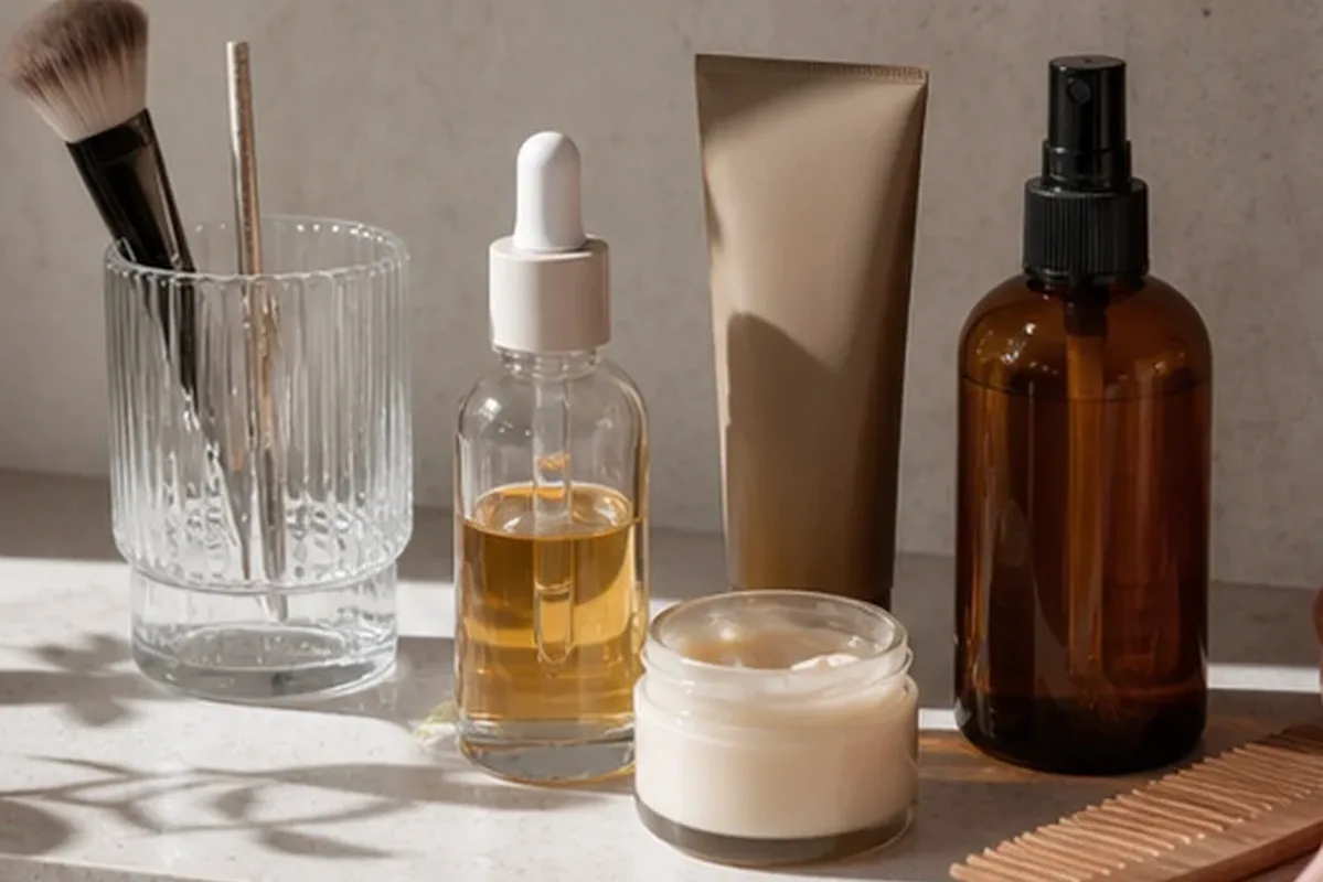 Redaktionelle Detailaufnahme zur Orientierung bei Conditioner für lockiges Haar