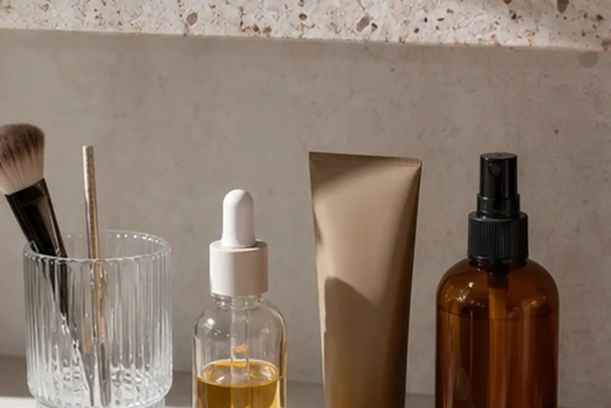 Redaktionelle Detailaufnahme zur Orientierung bei Conditioner bei Frizz