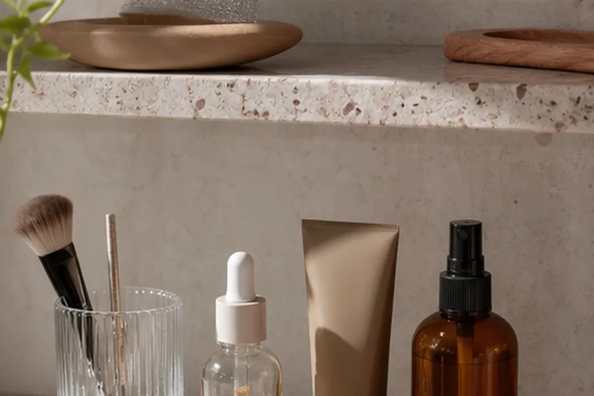 Hochwertige Beauty-Inszenierung zu Auswahlkriterien für Glätteisen bei wenig Zeit