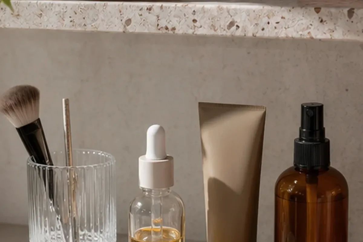 Redaktionelle Detailaufnahme zur Orientierung bei Concealer für ölige Haut