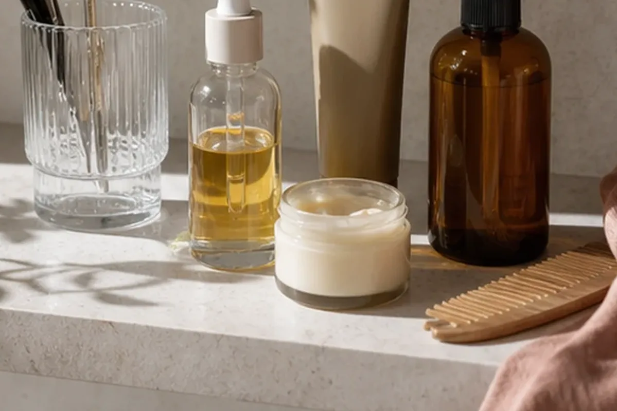 Hochwertige Beauty-Inszenierung zu Auswahlkriterien für Nischenduft für einen minimalistischen Stil
