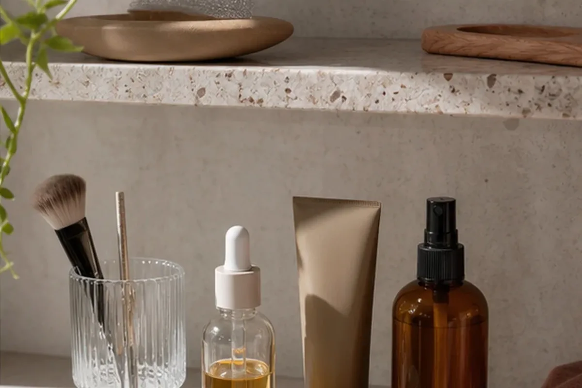 Redaktionelle Detailaufnahme zur Orientierung bei Conditioner bei fettigem Ansatz