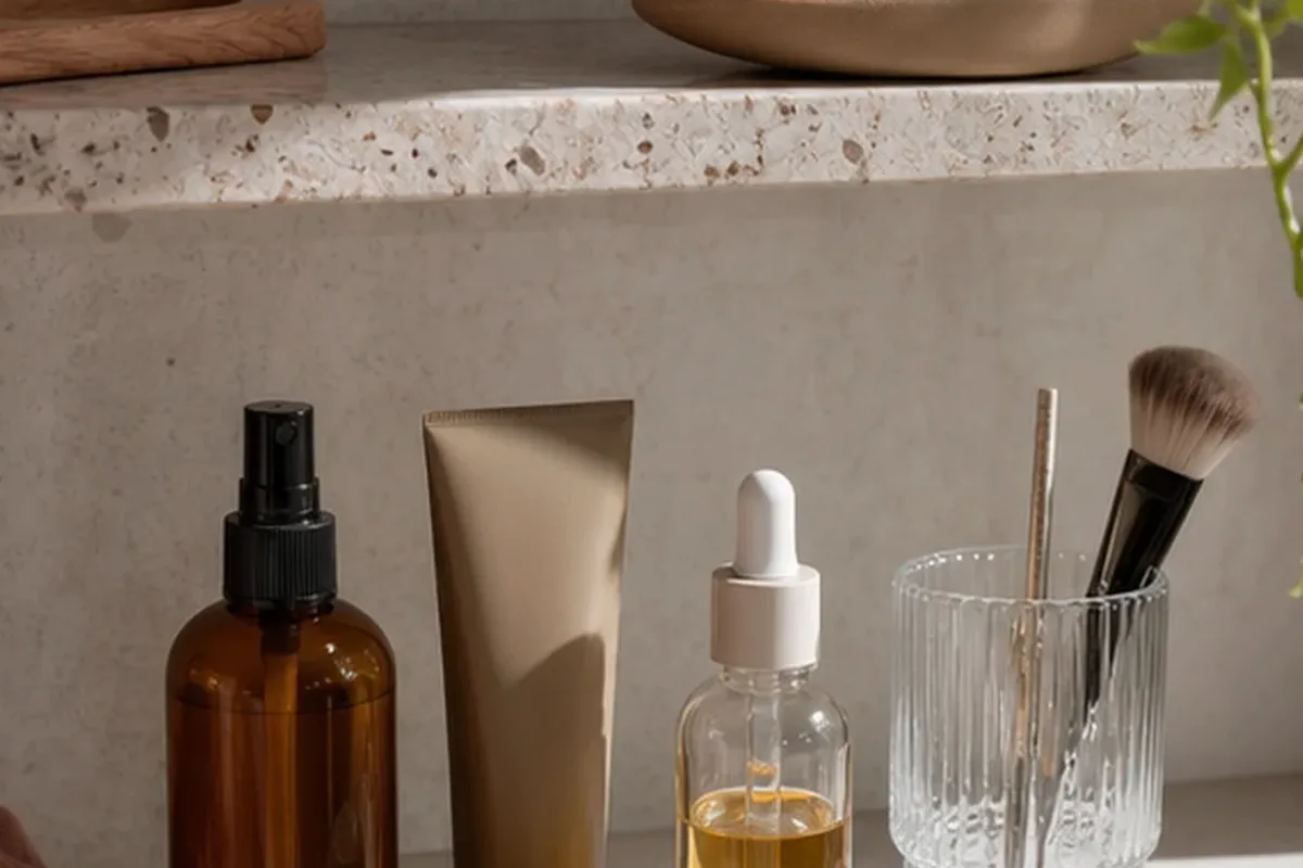 Hochwertige Beauty-Inszenierung zu Auswahlkriterien für Anti-Frizz-Pflege bei Frizz