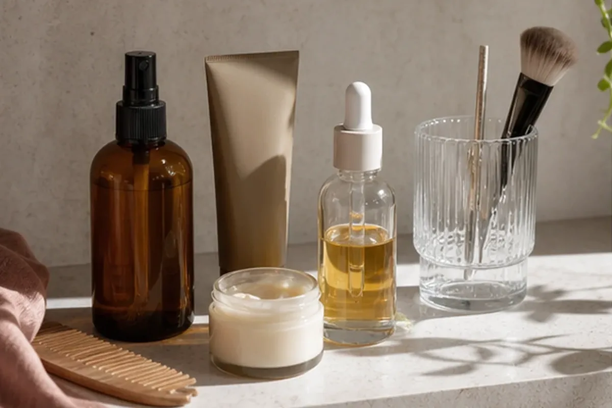 Redaktionelle Detailaufnahme zur Orientierung bei Sommerparfum bei warmem Wetter