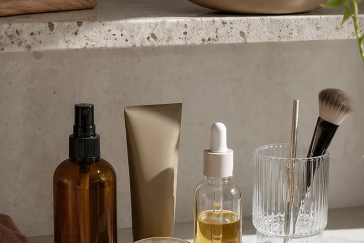 Hochwertige Beauty-Inszenierung zu Auswahlkriterien für Hitzeschutz für trockenes Haar