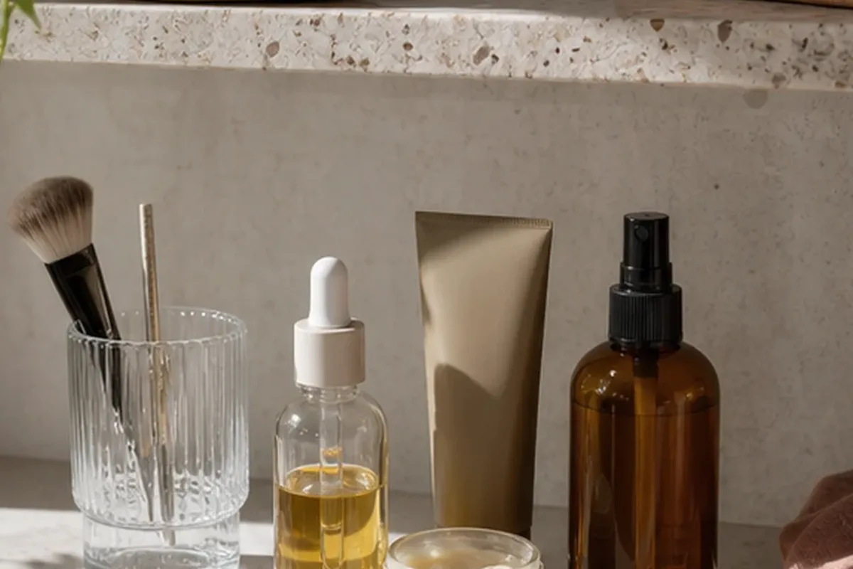Hochwertige Beauty-Inszenierung zu Auswahlkriterien für Rosenduft für einen minimalistischen Stil