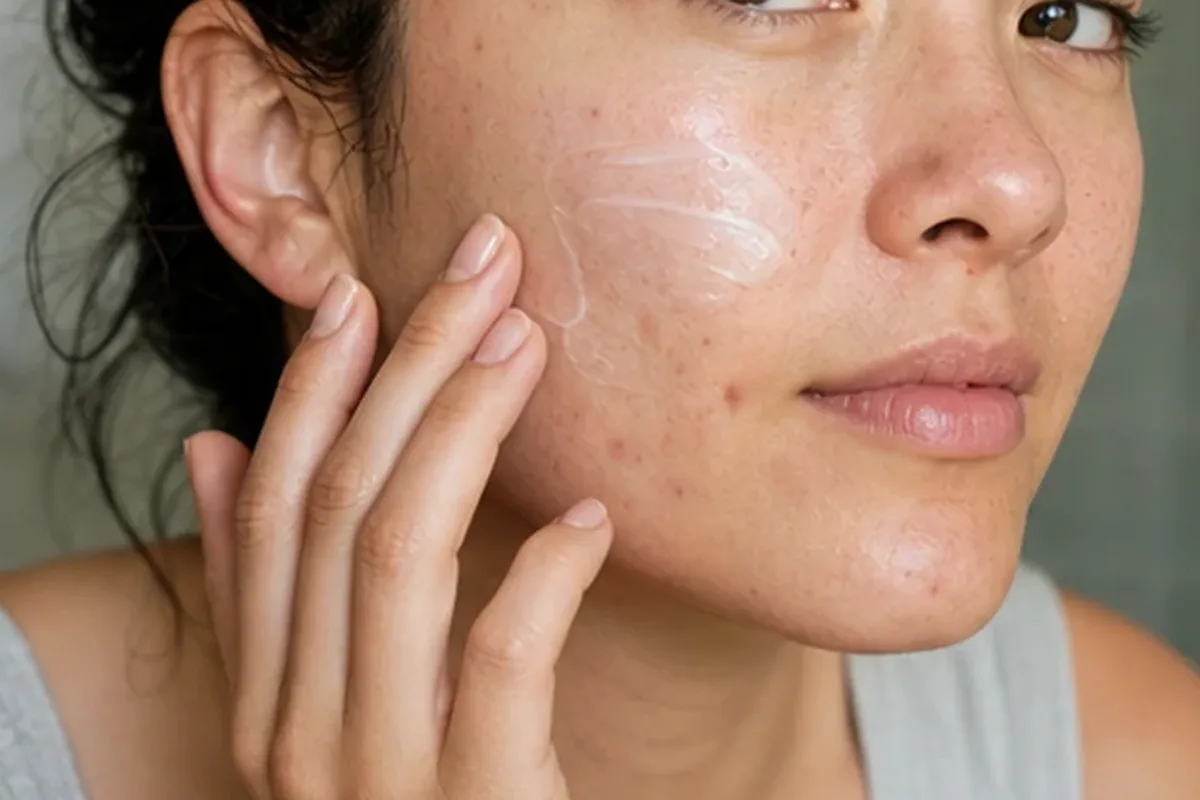 Redaktioneller Beauty-Moment zur Ausgangslage bei Reinigungsöl bei ersten Fältchen