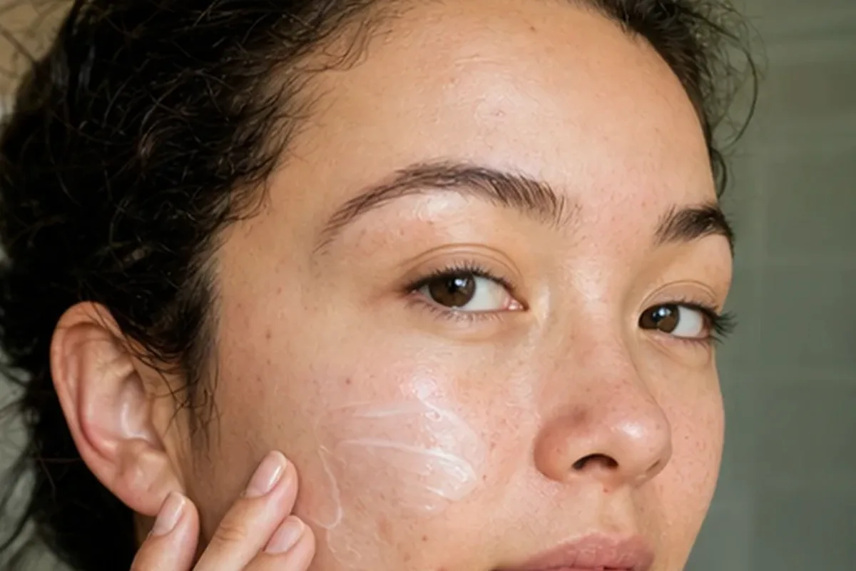 Authentische Beauty-Routine passend zum Thema Augenpflege für unreine Haut