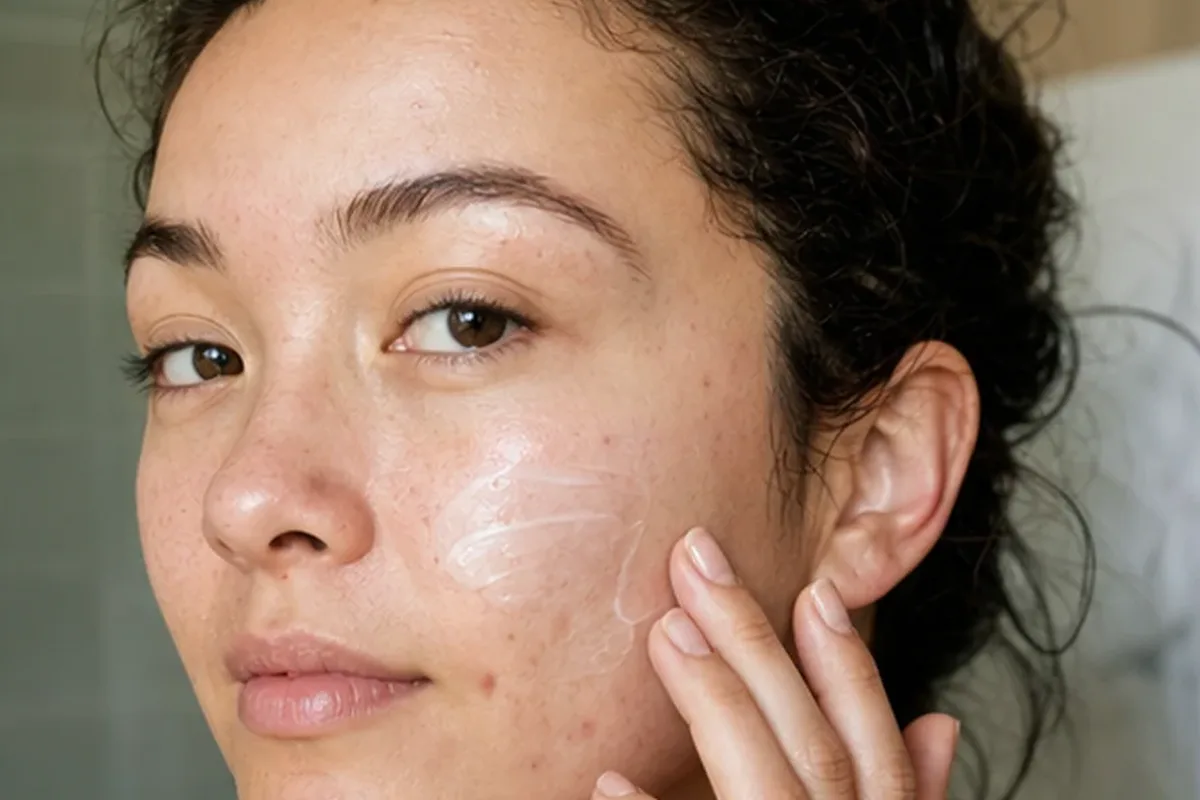 Hochwertige Beauty-Inszenierung zu Auswahlkriterien für Hyaluron-Serum für empfindliche Haut