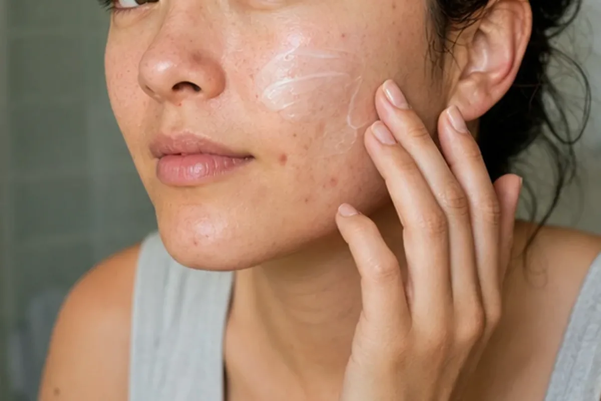 Redaktioneller Beauty-Moment zur Ausgangslage bei Niacinamid-Serum für Mischhaut