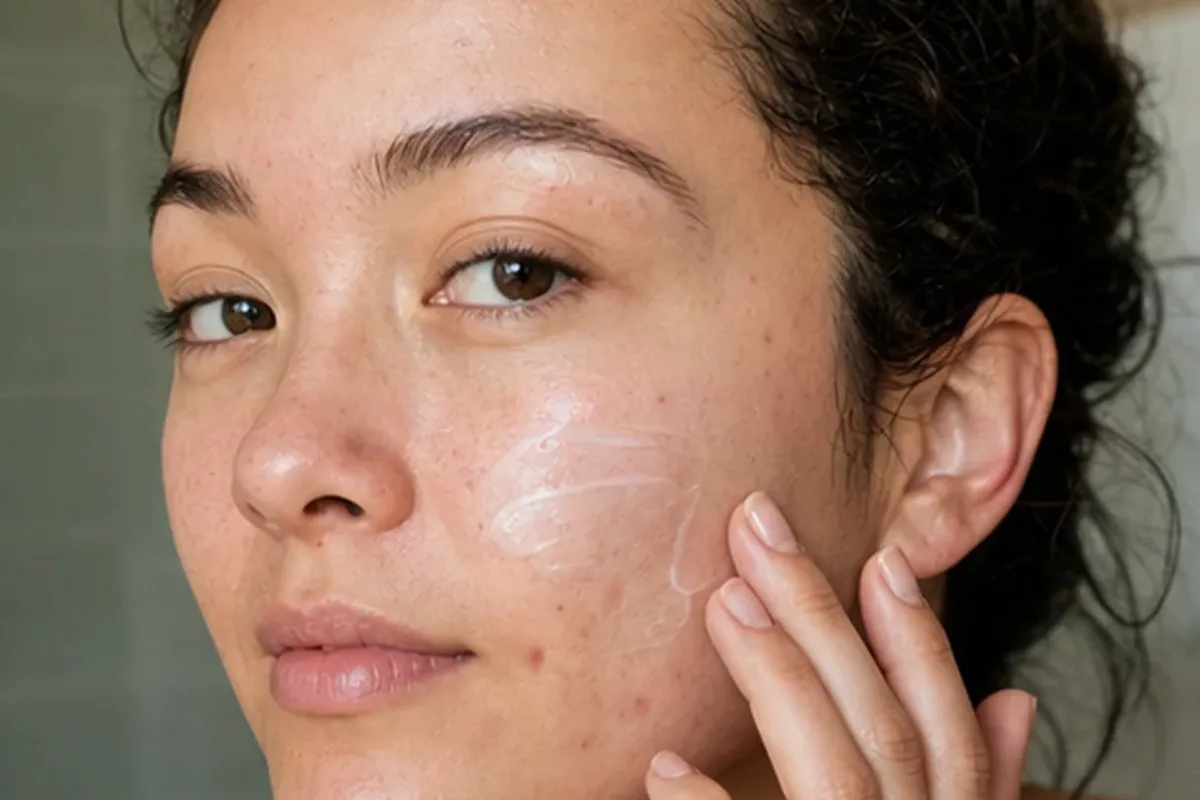 Redaktioneller Beauty-Moment zur Ausgangslage bei Hautbarriere-Pflege bei ersten Fältchen