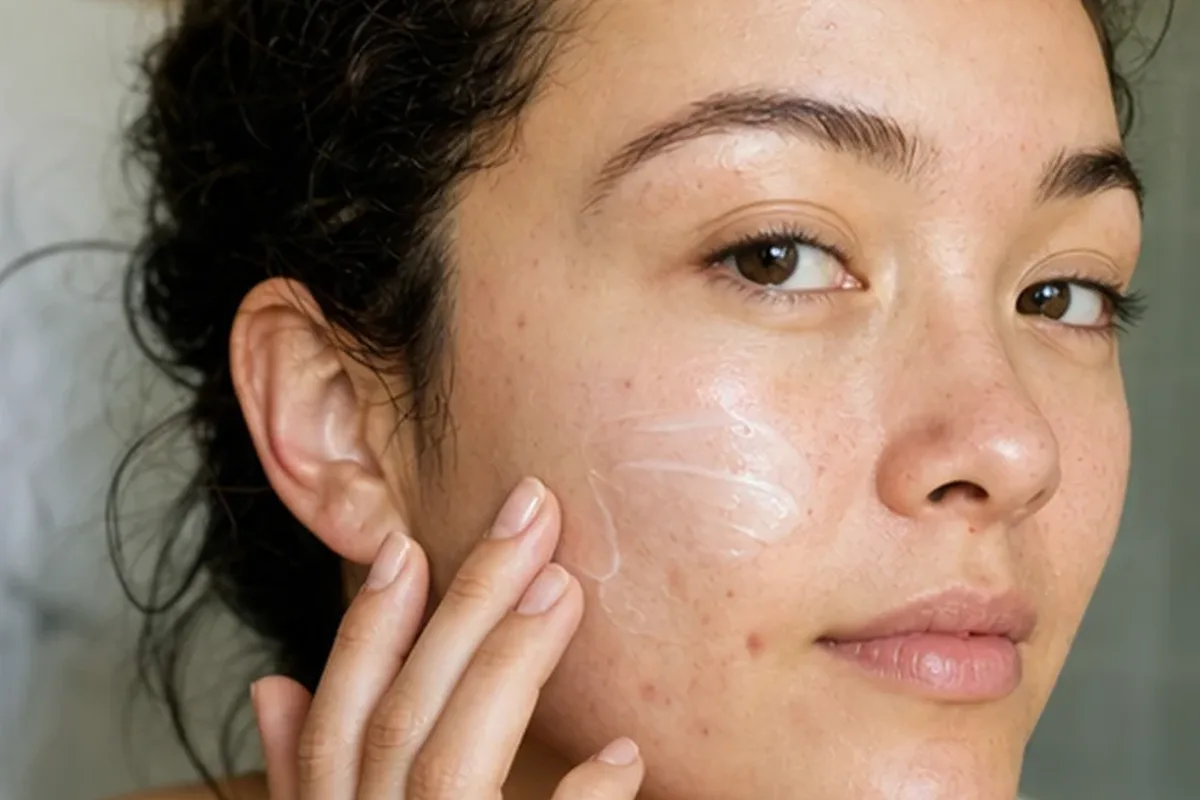 Hochwertige Beauty-Inszenierung zu Auswahlkriterien für Niacinamid-Serum bei Rötungen