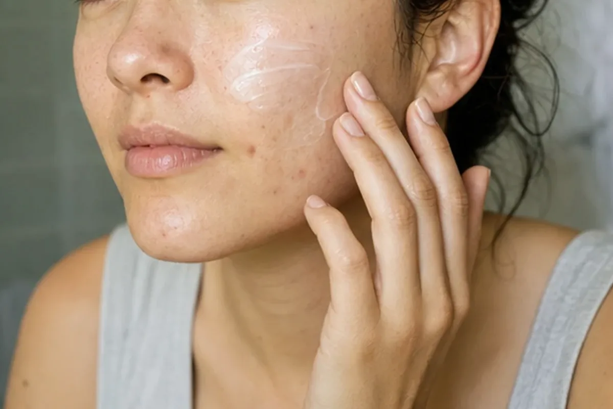 Authentische Beauty-Routine passend zum Thema Hyaluron-Serum bei Pigmentflecken