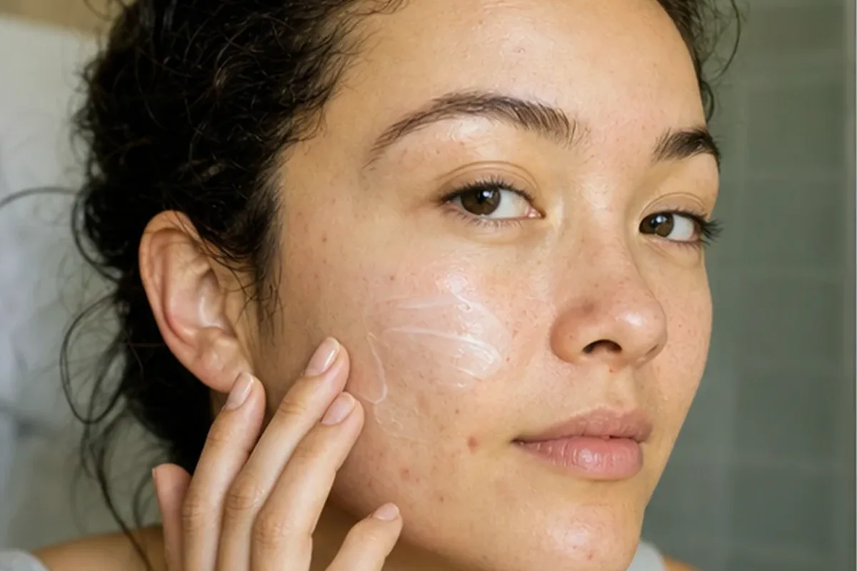 Redaktioneller Beauty-Moment zur Ausgangslage bei Gesichtsreinigung bei Rötungen