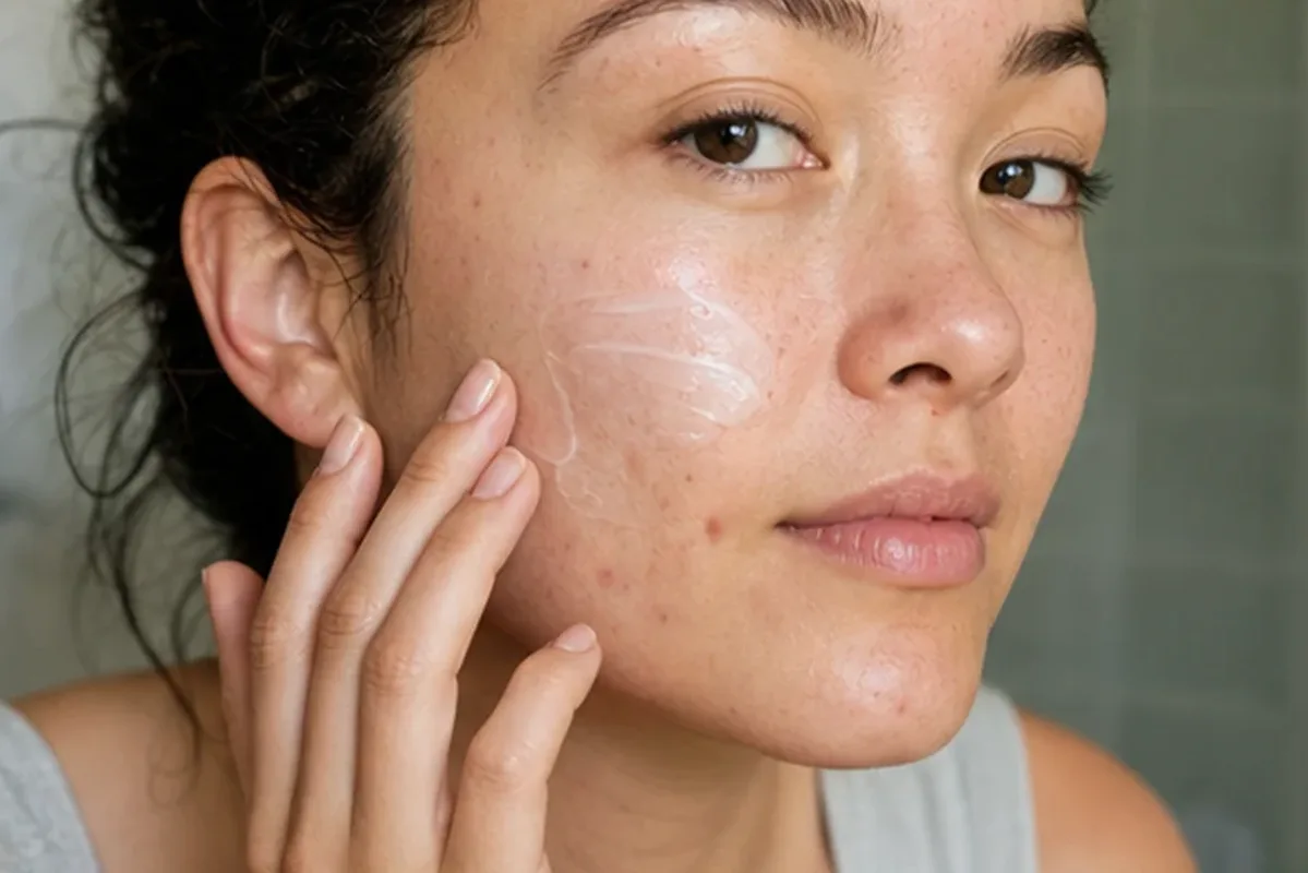 Authentische Beauty-Routine passend zum Thema Sonnenschutz bei Pigmentflecken