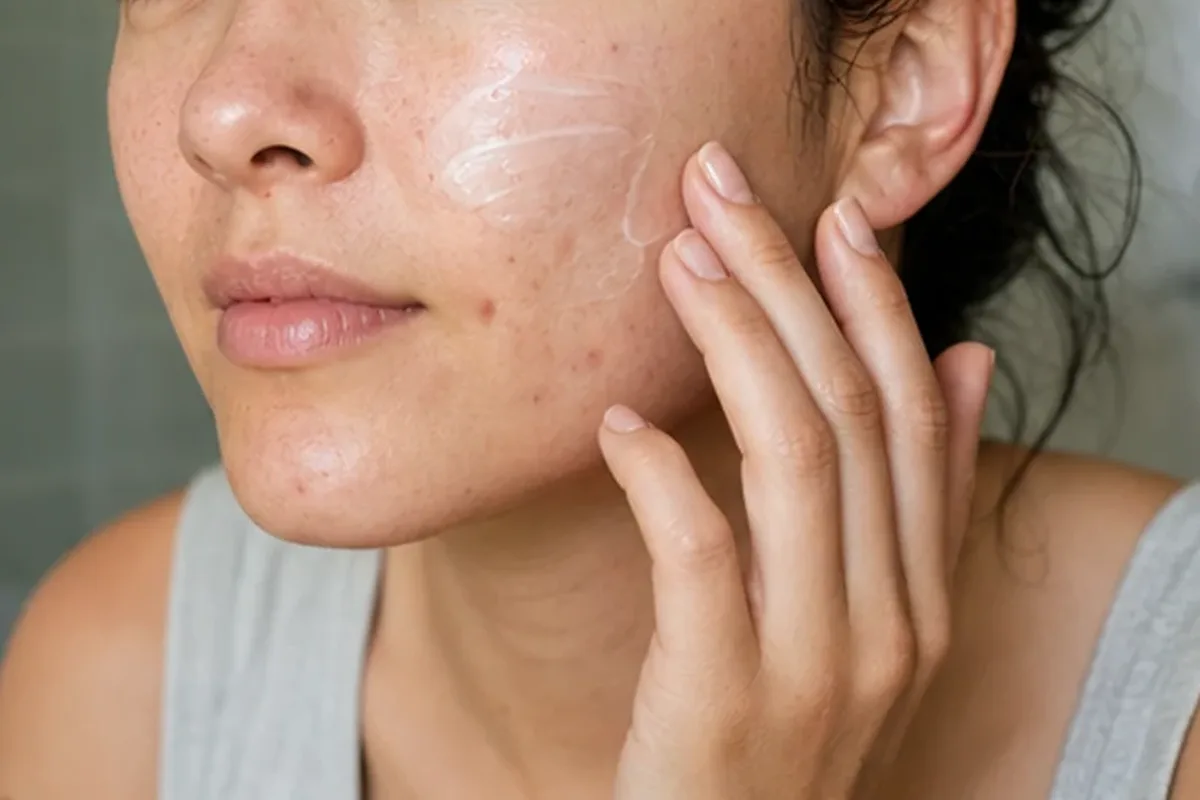 Redaktioneller Beauty-Moment zur Ausgangslage bei Feuchtigkeitsserum bei Pigmentflecken