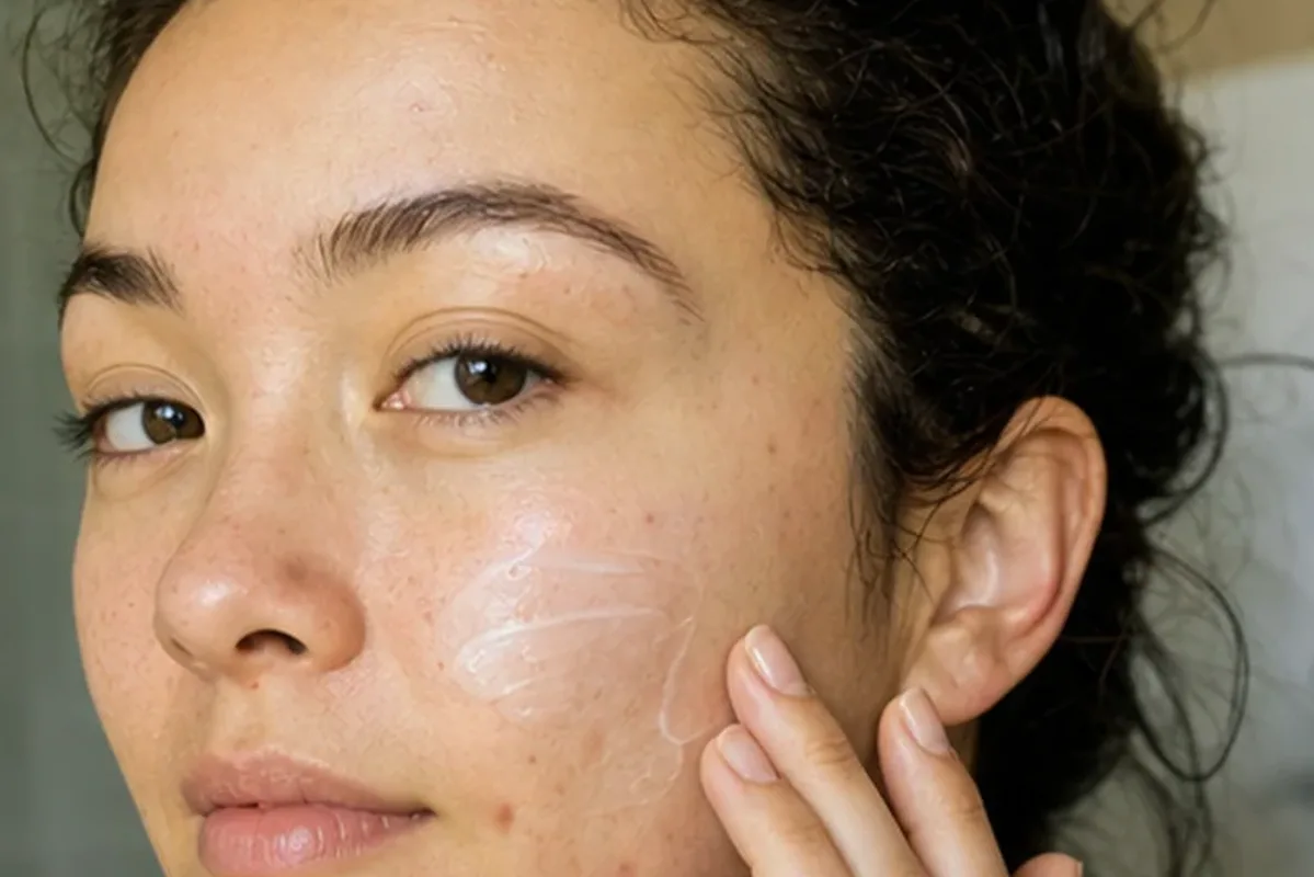 Authentische Beauty-Routine passend zum Thema Vitamin-C-Serum für Mischhaut