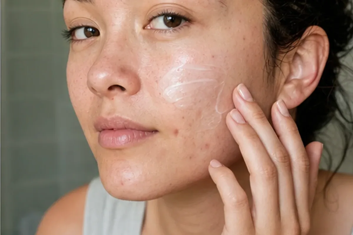 Authentische Beauty-Routine passend zum Thema Gesichtsreinigung für trockene Haut