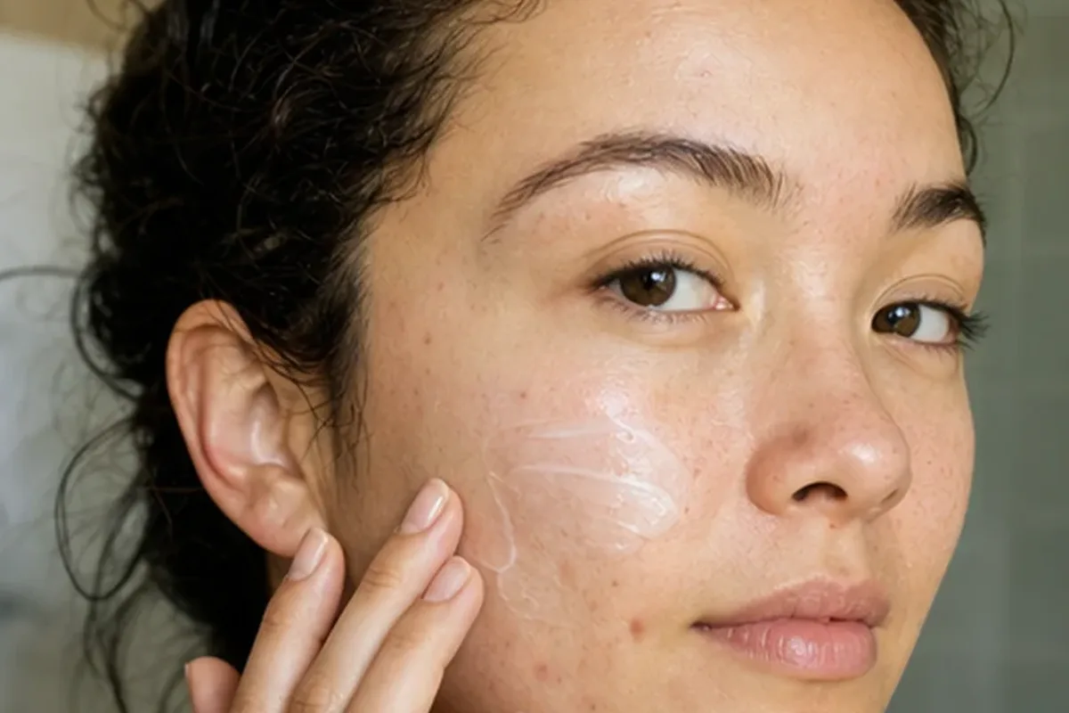 Authentische Beauty-Routine passend zum Thema Gesichtsreinigung für trockene Haut