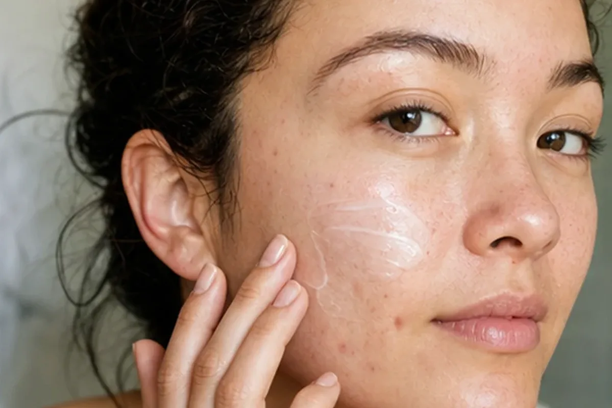 Redaktioneller Beauty-Moment zur Ausgangslage bei Gesichtswasser bei Pigmentflecken