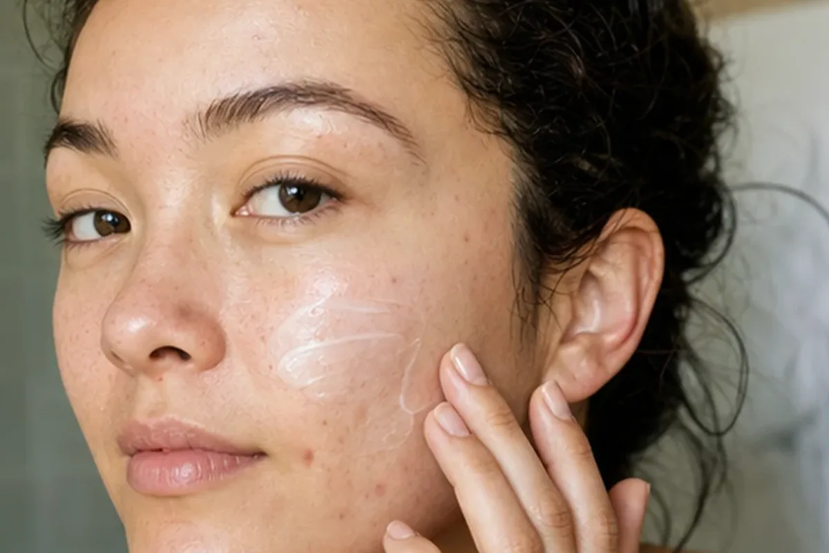 Redaktioneller Beauty-Moment zur Ausgangslage bei Hautbarriere-Pflege bei ersten Fältchen