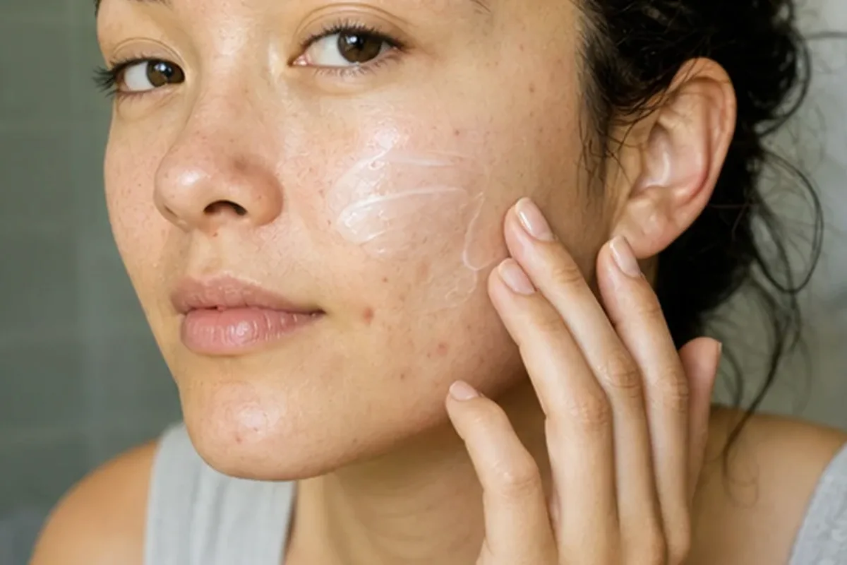 Authentischer Wohlfühlmoment passend zum Beauty-Thema Augenpflege bei Rötungen