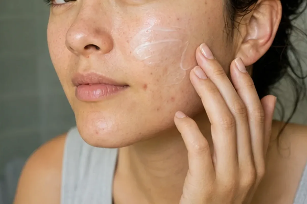 Redaktioneller Beauty-Moment zur Ausgangslage bei Mizellenwasser bei Pigmentflecken