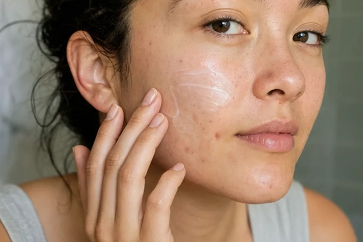 Hochwertige Beauty-Inszenierung zu Auswahlkriterien für Gesichtswasser für Mischhaut
