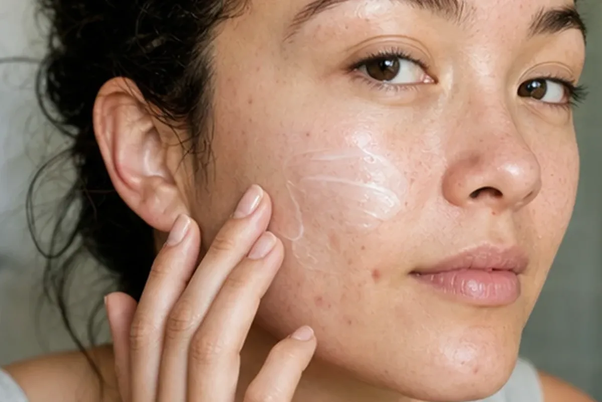Emotionaler und authentischer Anwendungsmoment rund um Vitamin-C-Serum bei Pigmentflecken