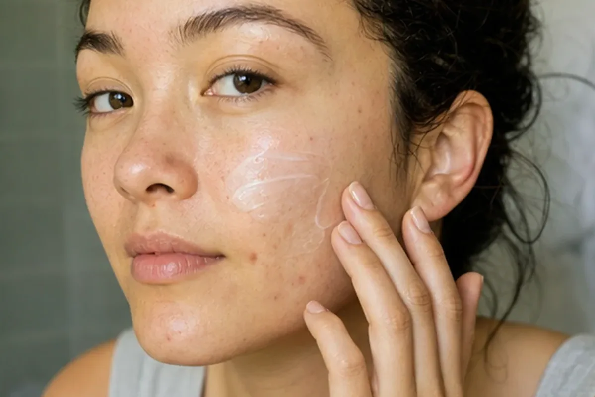 Redaktioneller Beauty-Moment zur Ausgangslage bei Feuchtigkeitsserum für unreine Haut