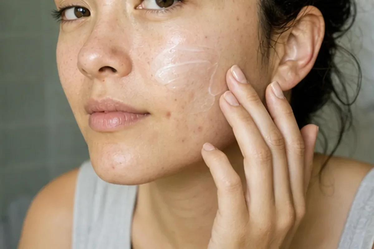 Redaktionelle Detailaufnahme zur Orientierung bei Sonnenschutz für trockene Haut