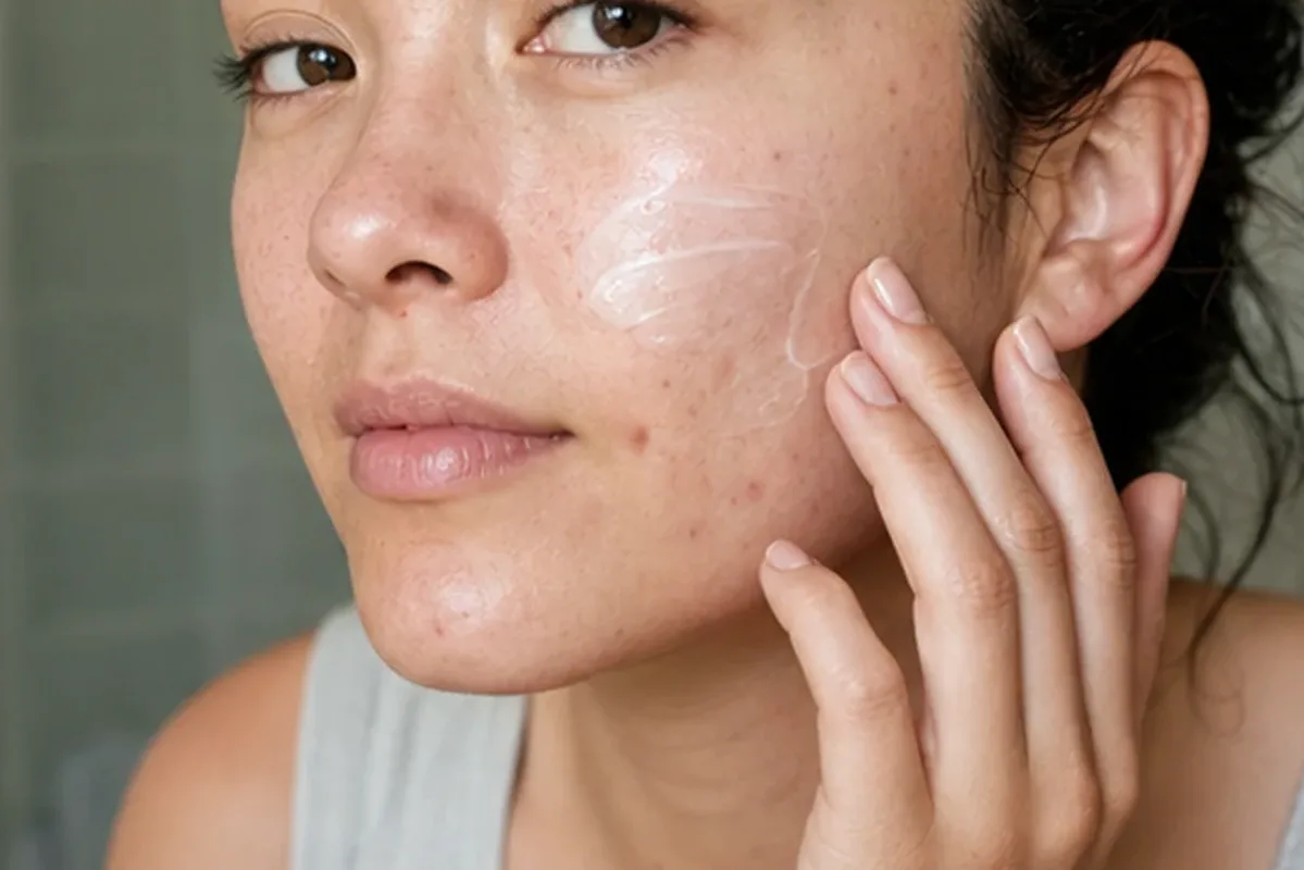 Authentischer Wohlfühlmoment passend zum Beauty-Thema Augenpflege bei Pigmentflecken